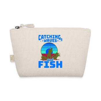 Fishing, Angler, Fisherman Fishing and Pike Fishing - Organic Pouch - nature - Front