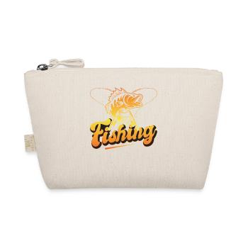 Fishing, Angler, Fisherman Fishing and Pike Fishing - Organic Pouch - nature - Front