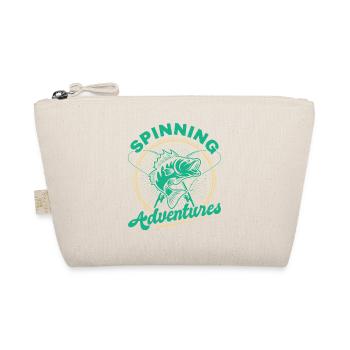 Fishing, Angler, Fisherman Fishing and Pike Fishing - Organic Pouch - nature - Front