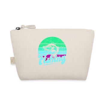 Fishing, Angler, Fisherman Fishing and Pike Fishing - Organic Pouch - nature - Front