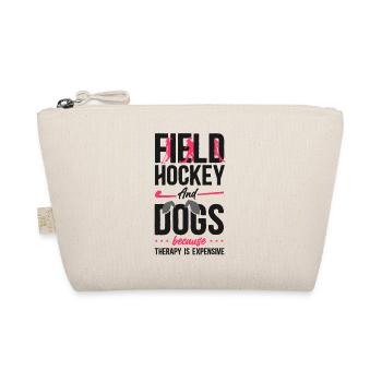 Field Hockey Dog Field Hockey And - Bio-Täschchen - Natur - Vorne