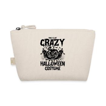 This Is My Crazy Halloween Costume - Funny Pumpkin - Organic Pouch - nature - Front