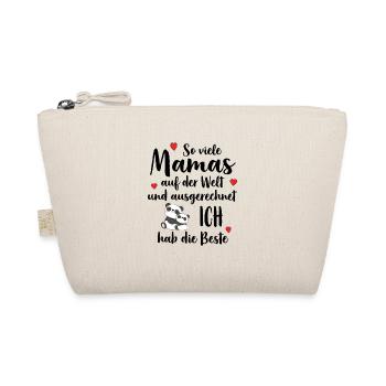 So Viele Mamas Ich Hab Die Beste Beste Mama - Bio-Täschchen - Natur - Vorne