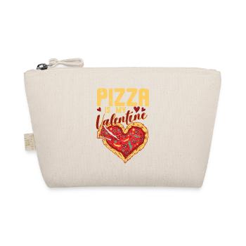 Pizza Is My Valentine Funny Valentine's Day - Organic Pouch - nature - Front