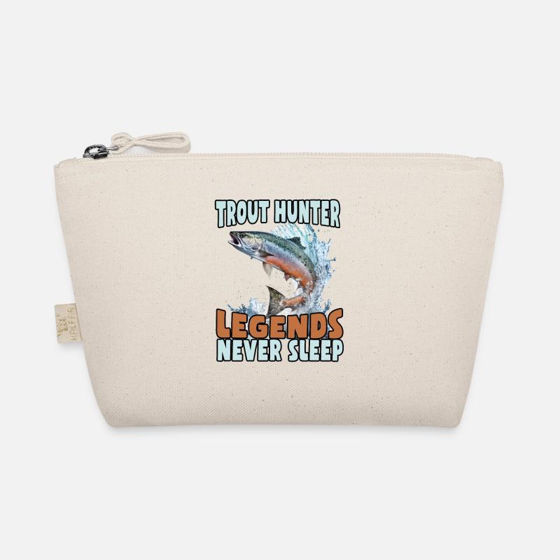 Fischen Forelle Lachs Fischer Angler Barsch Bio-Täschchen