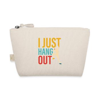 I Just Hang Out Boulder Climbing - Organic Pouch - nature - Front