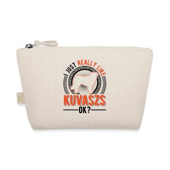 I just like Kuvasz - Organic Pouch - nature - Front