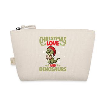 Dino Boy Enfants Noël Amour Dinosaure - Trousse biologique - nature - Devant