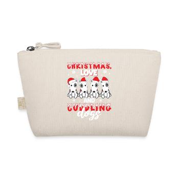 Chien, Carlin, Amour Animal, Noël, Amour et Chiens - Trousse biologique - nature - Devant