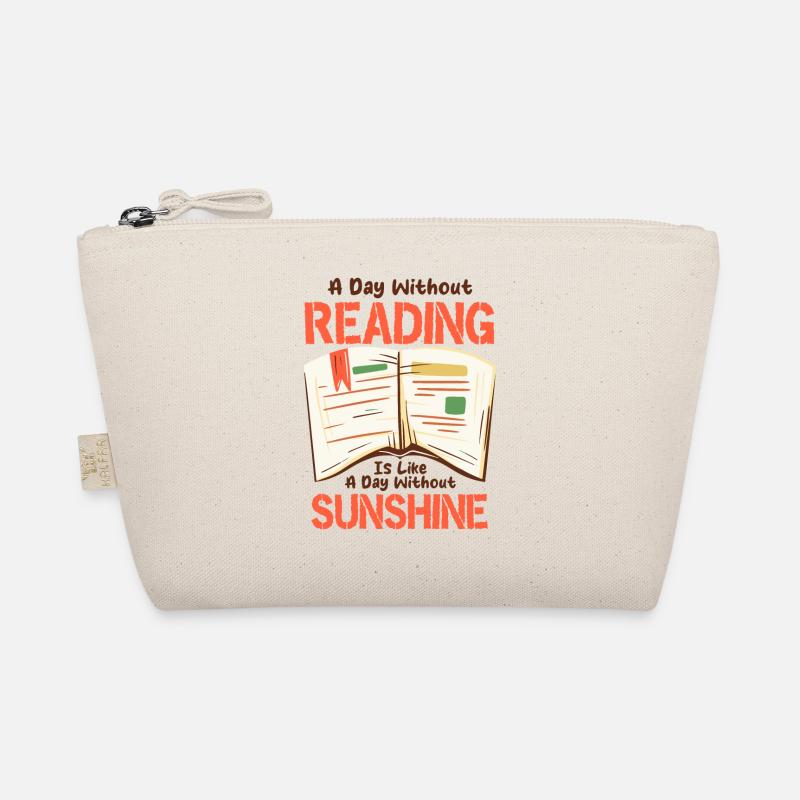 A Day Without Reading Is Like Book Nerd Librarian Organic Pouch