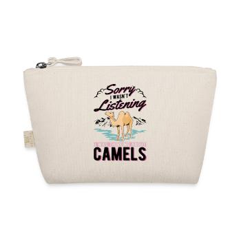 Camel Dromedary Egypt Gift Big Camel - Organic Pouch - nature - Front