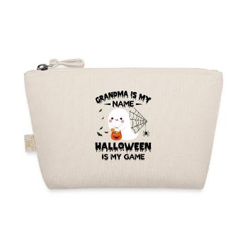 Grandma Is My Name Halloween Is My Game - Hallowee - Bio-Täschchen - Natur - Vorne