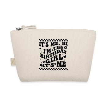 It's Me Hi I'm Birthday Girl It's Me Groovy For Gi - Organic Pouch - nature - Front