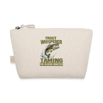 Trout Whisperer Taming The Elusive Beauties B - Organic Pouch - nature - Front