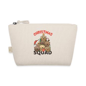 Otter Weihnachtsbaum Christmas Squad Otter - Bio-Täschchen - Natur - Vorne