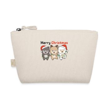 Alpaca Christmas Winter Animals Alpaca - Organic Pouch - nature - Front