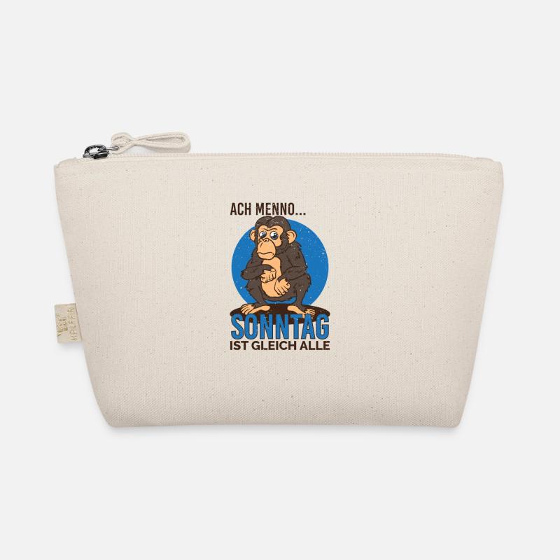 Affe Affen Menno Sonntag Wochenende Arbeitswoche Bio-Täschchen