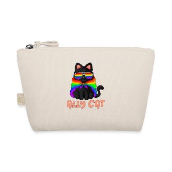 Niedliche Katzen Regenbogen LGBTQ Sonnenbrille - Bio-Täschchen - Natur - Vorne