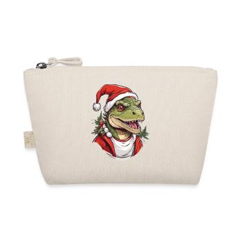 Drôle de Noël dinosaure Père Noël - Trousse biologique - nature - Devant