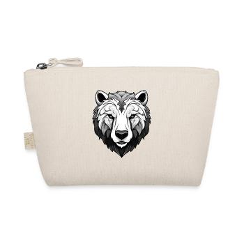 Polar Bear Head Portrait Animal Polar Bear - Organic Pouch - nature - Front