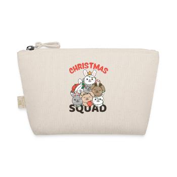 Hase Weihnachtsbaum Christmas Squad Hasen - Bio-Täschchen - Natur - Vorne