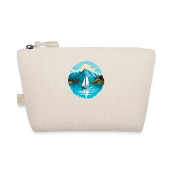 Sailboat, Sailing Ship, Sailing Yacht, Vintage Sailing - Organic Pouch - nature - Front