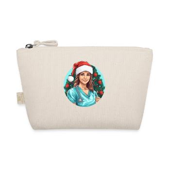Merry Christmas Nurse - Organic Pouch - nature - Front