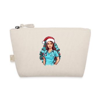 Merry Christmas Nurse - Organic Pouch - nature - Front