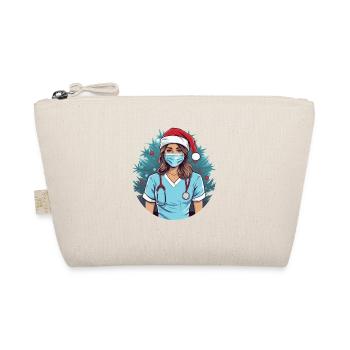 Merry Christmas Nurse - Organic Pouch - nature - Front