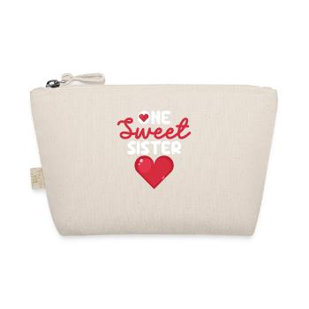 Un couple de coeur de la Saint-Valentin douce soeur - Trousse biologique - nature - Devant