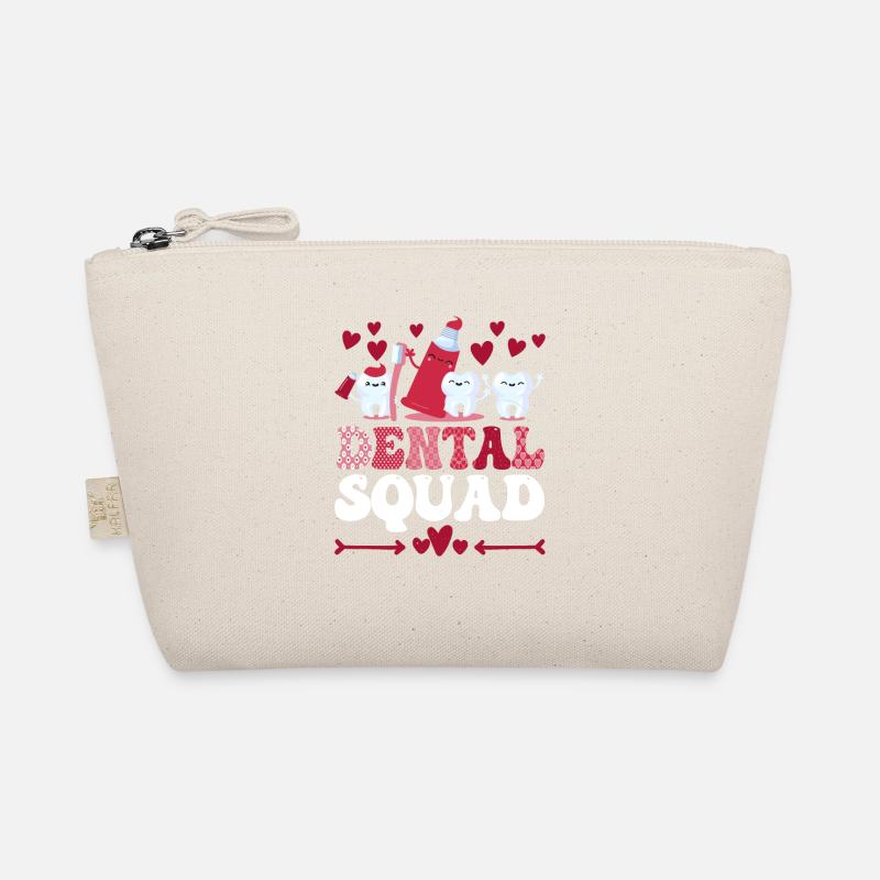Dental Squad Teeth Assistant Dentist Happy Organic Pouch
