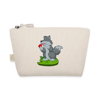 Wolf Poker Pokerkarten - Bio-Täschchen - Natur - Vorne