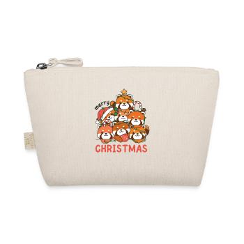 Arbre de Noël panda roux Joyeux Noël - Trousse biologique - nature - Devant