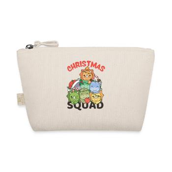 Dinosaurier Weihnachtsbaum Christmas Squad Dinos - Bio-Täschchen - Natur - Vorne