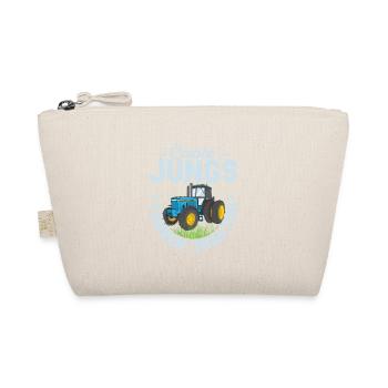Coole Jungs fahren Traktor Trecker - Bio-Täschchen - Natur - Vorne