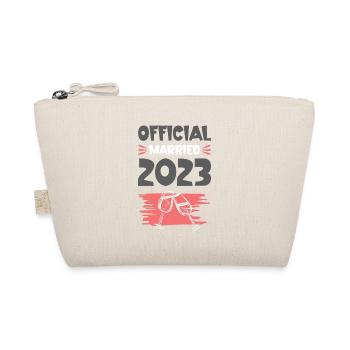 Wedding 2023 Party Married - Organic Pouch - nature - Front