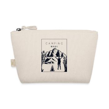 Camping Chinese Hanzi Glamping Campsite - Organic Pouch - nature - Front
