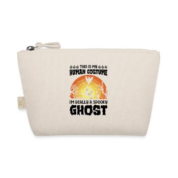 This Is My Human Costume I'm Really A Spooky Ghost - Bio-Täschchen - Natur - Vorne