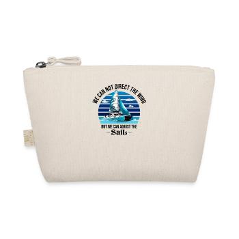 Catamaran Boat Sailboat Sailing Sailor - Organic Pouch - nature - Front