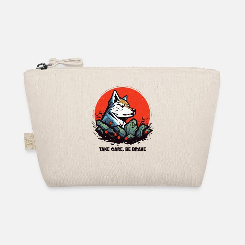 Be brave as a wolf Organic Pouch