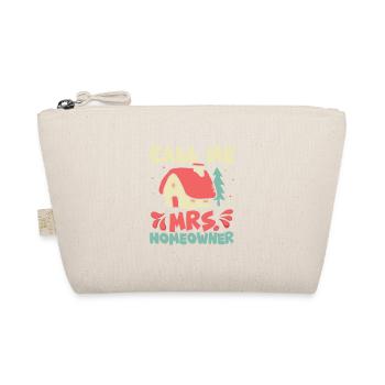 Call Me Mrs. Homeowner Housewarming House Owner - Organic Pouch - nature - Front