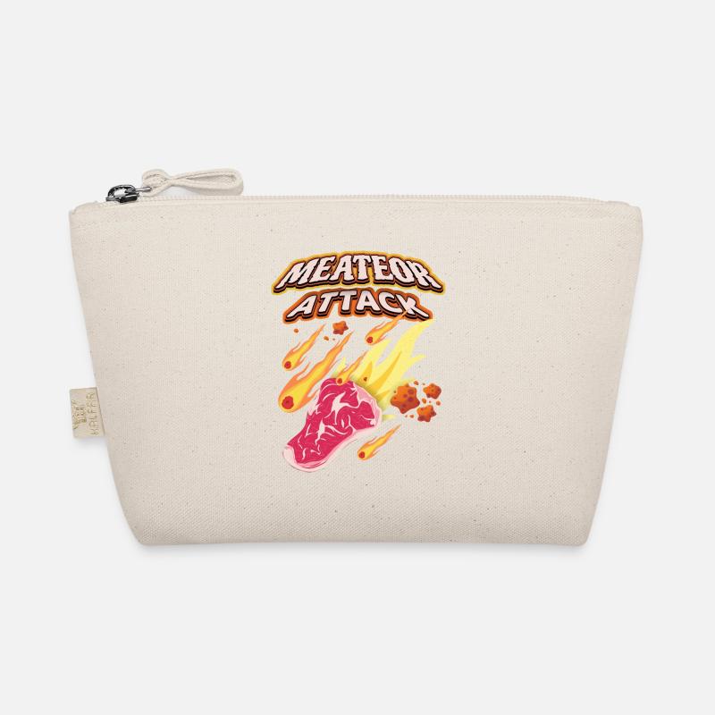 Steak, Fleisch, lustiger Spruch Bio-Täschchen