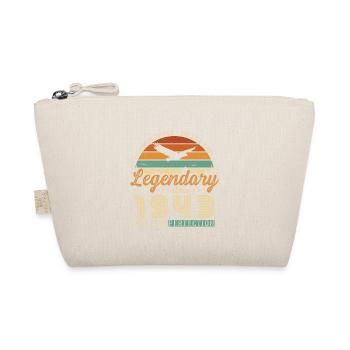 Legends Are Born in 1943 Vintage Gift - Organic Pouch - nature - Front