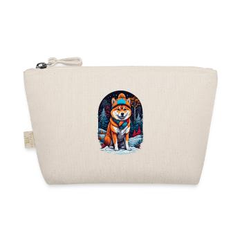 Shiba Inu avec chapeau d’hiver Happy Shiba Inu - Trousse biologique - nature - Devant