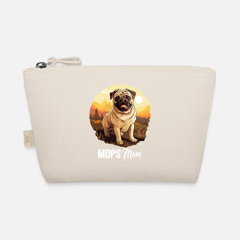 Mops - Bio-Täschchen - Natur