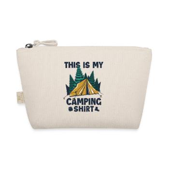 This is my Camping Clothes Glamping Campsite - Organic Pouch - nature - Front