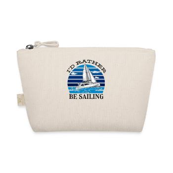 Sailor Sailboat Sailing Ship Sailing Yacht - Organic Pouch - nature - Front