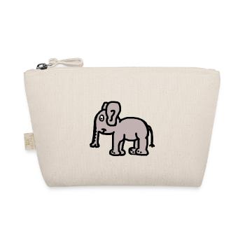 Elephant Fat Pachyderm Bactrian Camel Children's Zoo - Organic Pouch - nature - Front
