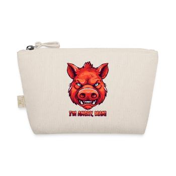 I'm Angry, Man - Angry Wild Pig - Organic Pouch - nature - Front