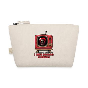 I love watching horror B-movies - Organic Pouch - nature - Front